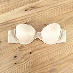 Maiden Form Comfort & Devotion Strapless Bra Soft & Comfortable Nude 36A
